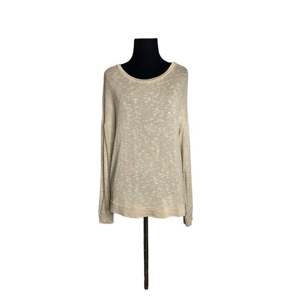 Joie Soft cream long sleeves lightweight sweater size Small - Picture 10 of 10